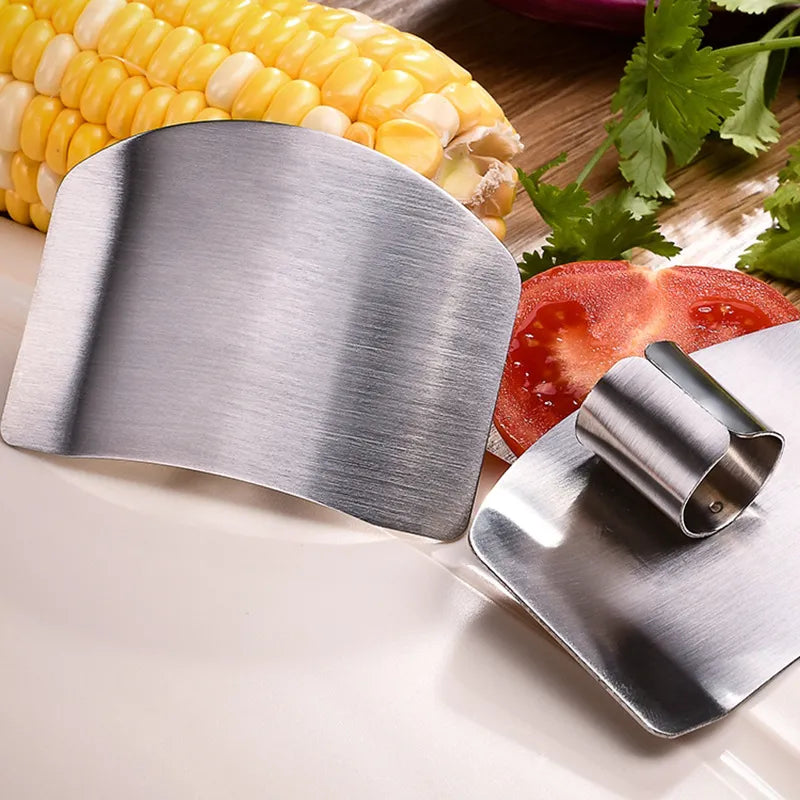 Kitchen Tool Accessories Stainless Steel Finger Guard Safety