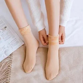 Men Women Socks Winter Warm Snow Socks Thickened Socks