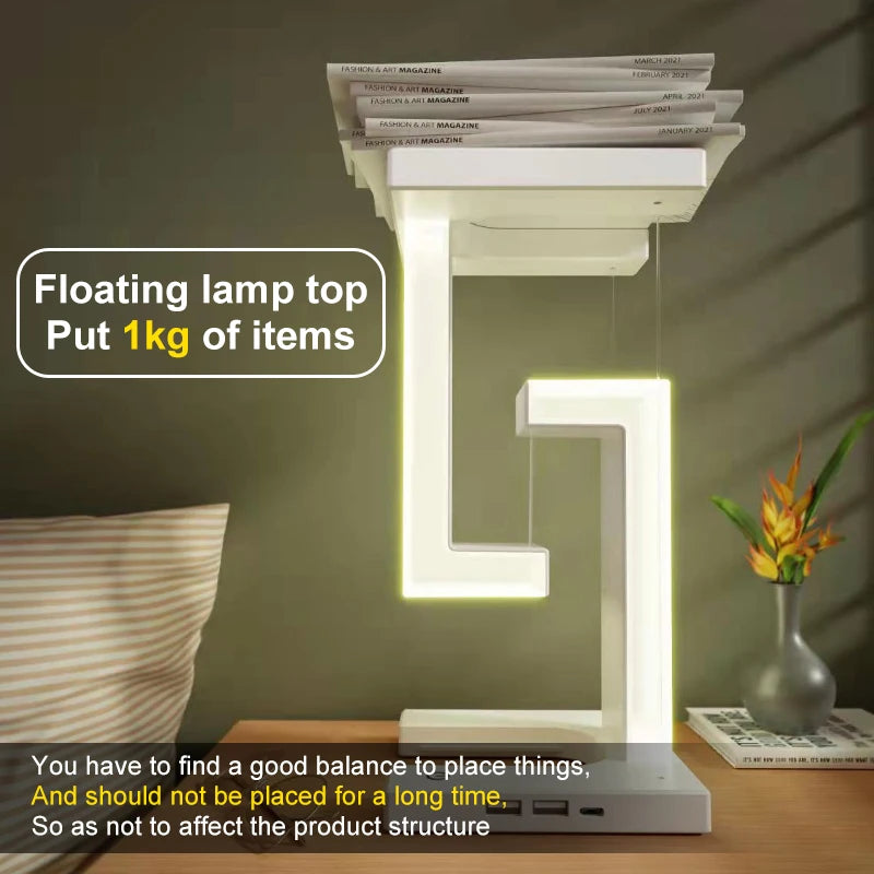 Smart Wireless Charging Suspension Table Lamp