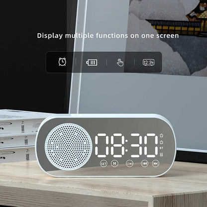 Wireless Bluetooth Speaker Clock Dual Alarm