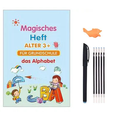 Reusable Montessori Toys English French Copybooks Pen Children'