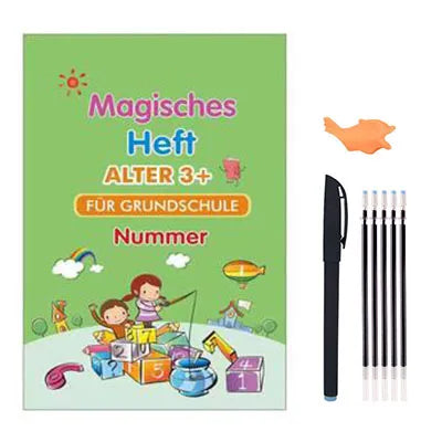 Reusable Montessori Toys English French Copybooks Pen Children'