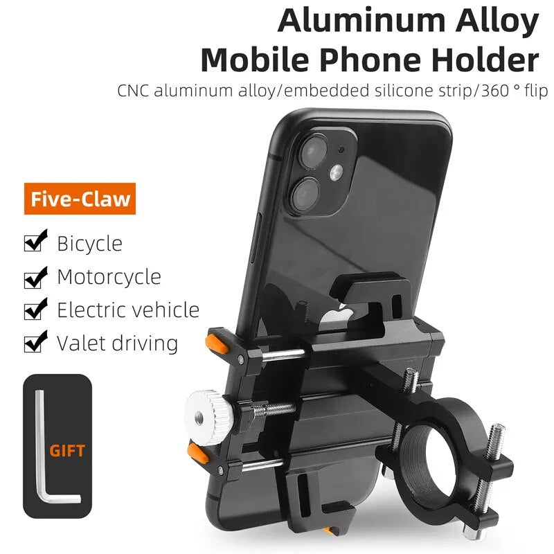 Phone Holder Motorcycle Electric Scooter Cellphone Stand
