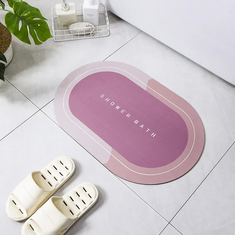 "Super Absorbent Shower Bath Mat - Non-Slip Bathroom Rug for Safety and Comfort"image_0