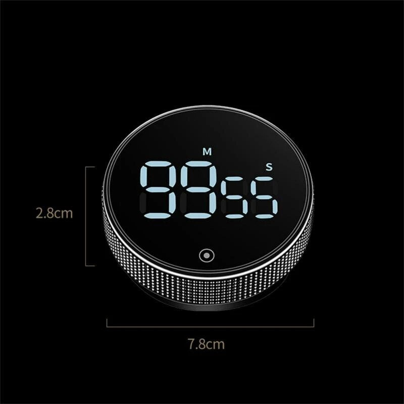 Magnetic Kitchen Timer - Digital LED Display Cooking Timer for Precise Kitchen Timing"Magnetic Kitchen Timer Digital LED Display Cooking