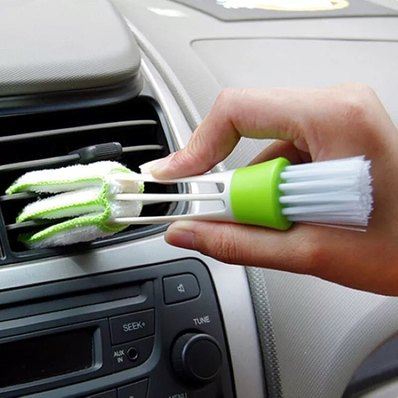 Plastic Car Brush Cleaning Auto Air Conditioner Vent Blinds Cleaner