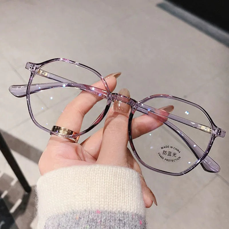 Fashion Transparent Reading Glasses Female