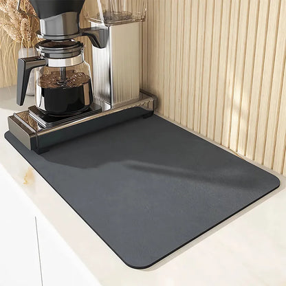 Super Absorbent Anti-Slip Coffee Dish Mat