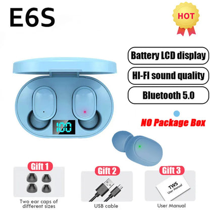 TWS E6S Bluetooth Earphones Wireless Bluetooth Headset