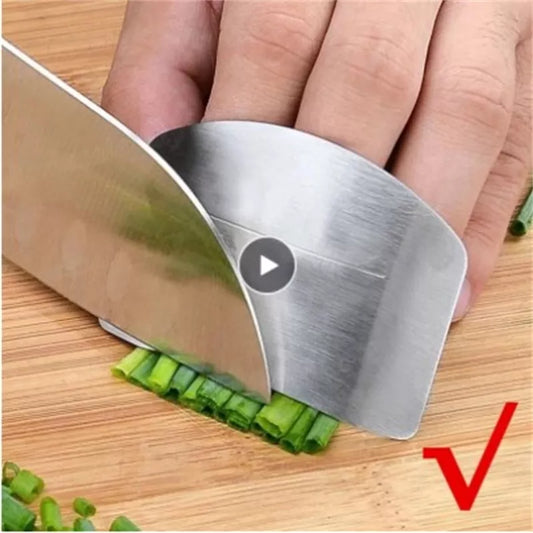 Kitchen Tool Accessories Stainless Steel Finger Guard Safety