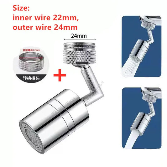 Stainless Steel Universal Rotation Faucet Robotic Arm