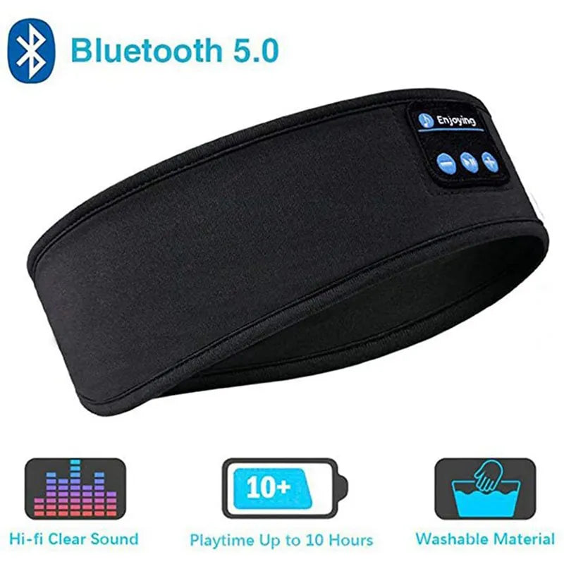 Fone Bluetooth Earphones Sports Sleeping Headband