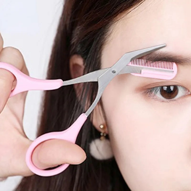 Eyebrow Trimmer Scissor Beauty Products